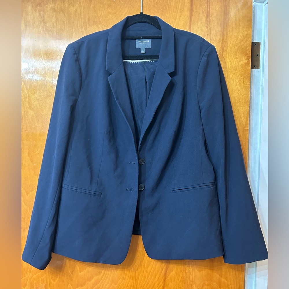The Limited Navy Suit Jacket Blazer
